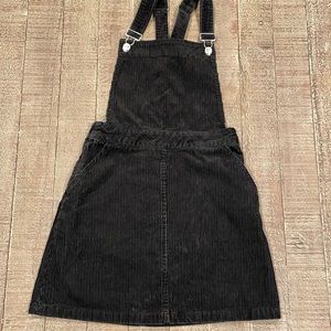 H&M Dividied Corduroy Overall Romper Skirt